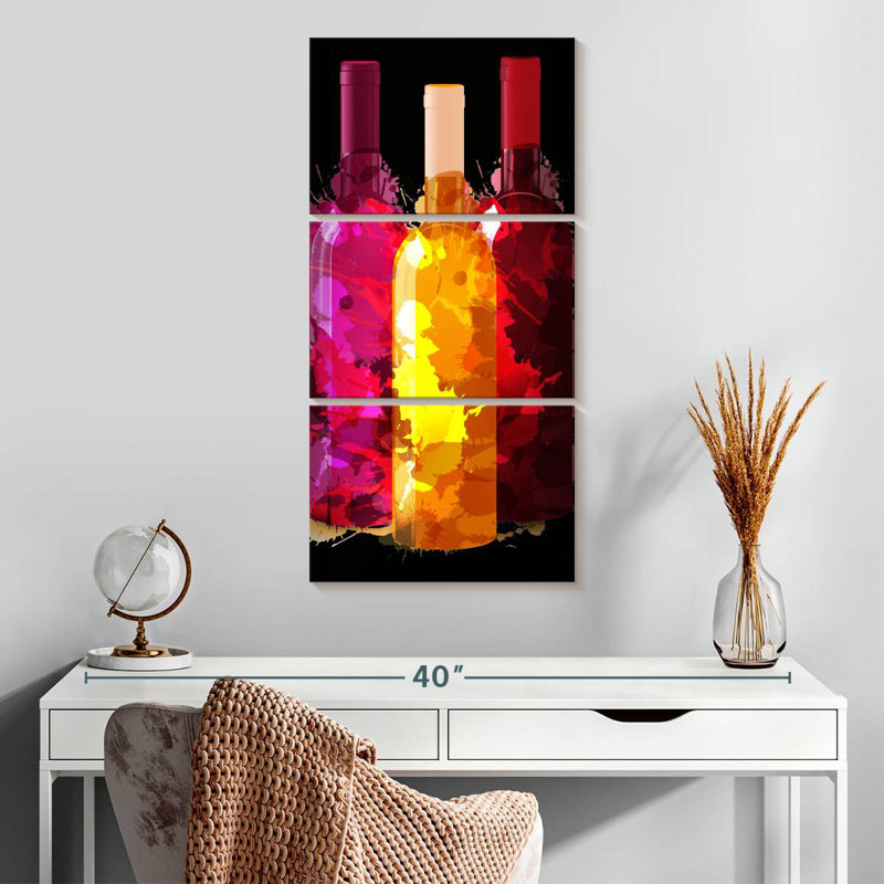 Wine Splash, 32" H x 15" W