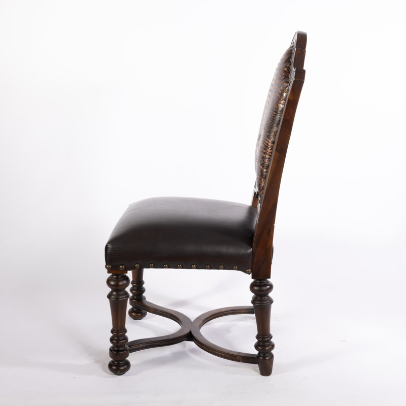 Beazer Leather Dining Chair, Brown