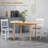 Rufino Oval 27.5'' L x 55'' W Solid Wood Drop Leaf Folding Dining Table