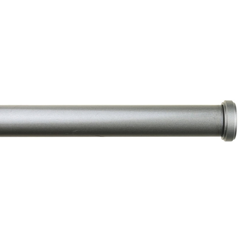 Tringle à rideaux simple Mulvihill, H 1 po x l 48 po x P 1 po, Étain