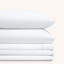 Ensemble de draps, draps 100% coton peigné, extra doux, respirant pour lit très grand avec poche profonde de 15 po, draps de luxe 4 pièces pour hôtel (ivoire)-87805300-87805302