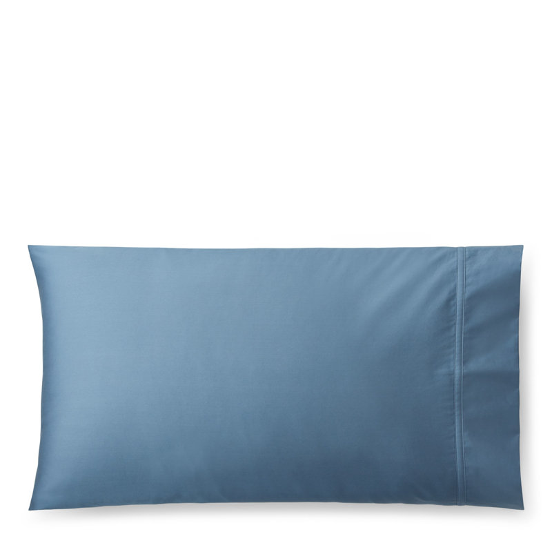 Ensemble de 2 taies d'oreiller en satin Spencer, Blanc, Standard / simple