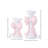 7-10" Resin Bowtie Candle Holder 