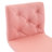 Pink Armless Ergonomic Adjustable Swivel Office Chair with Wheels – Modern Rolling Computer Desk Chair, Comfortable Task Chair for Home Office, Study, or Vanity-60599199