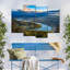 Chattanooga, Tennessee, vue aérienne, impression murale sur toile-768806838