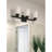 Oslo 3 - Light Dimmable LED Matte Black Vanity Light