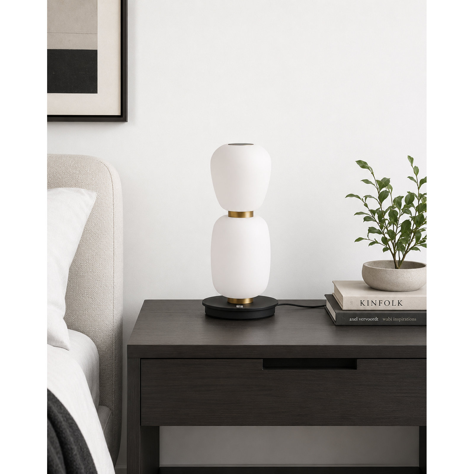 Kace Double Stack Table Lamp