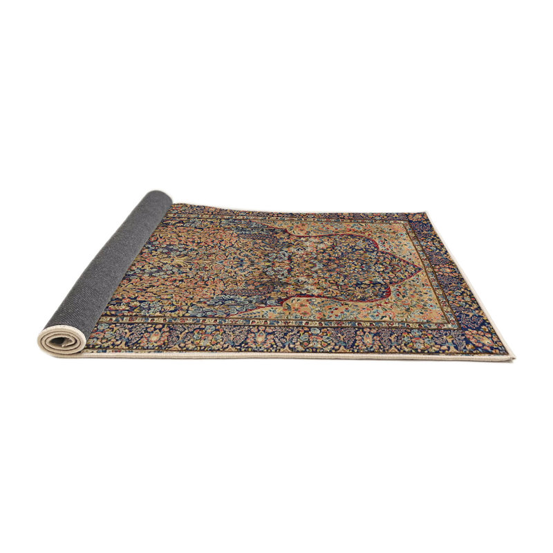 Tapis brun / mauve, Rond 5 pi