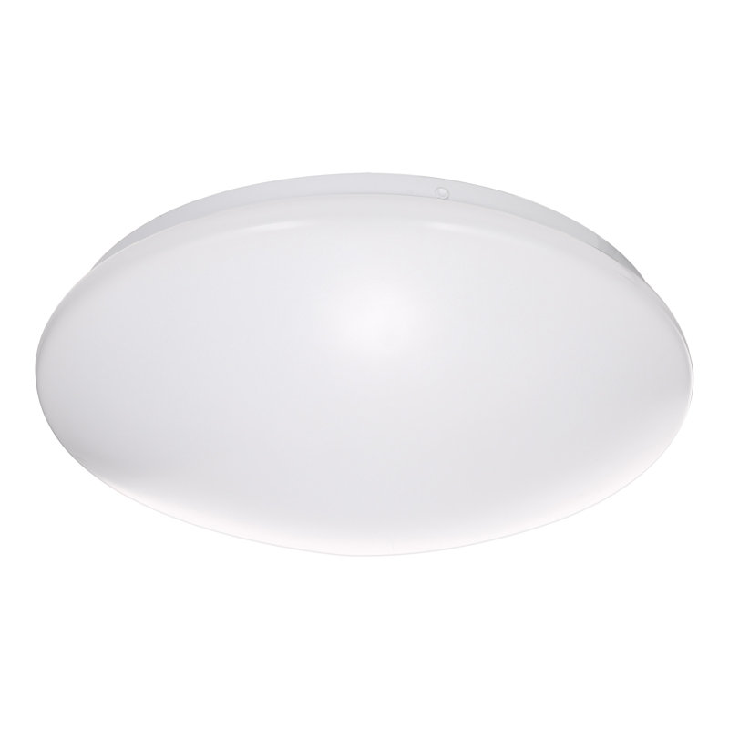 Grogg 13in. White Round Mushroom LED Flush Mount, 5000