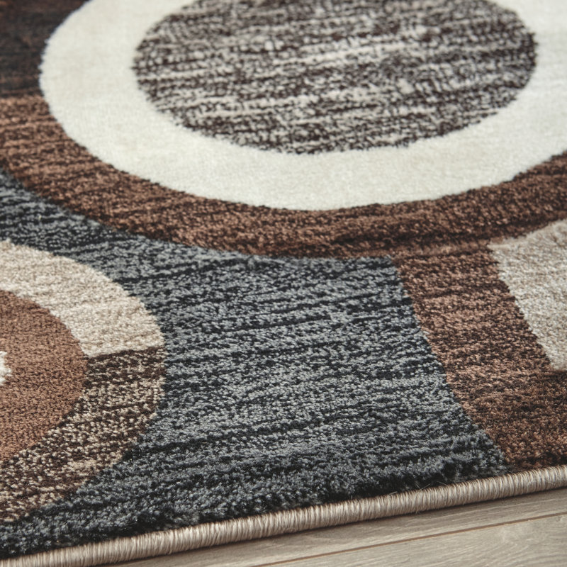 Ballew Geometric Indoor Rug, Rectangle 8'2" x 9'6"