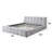 Hannah Gray Chenille Eastern King Bed