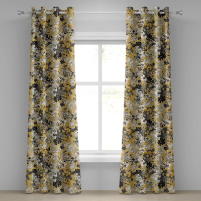 Donalee Semi Sheer Curtain Pair