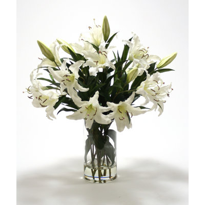 Lillies Arrangement in Vase