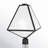 Maribel Black Charcoal 1 -Light Hardwired Lantern Head-726171896