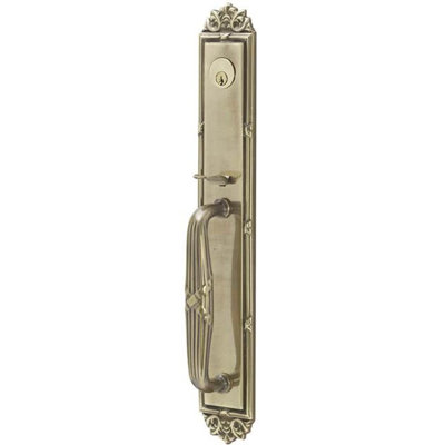 Ensemble de poignées Imperial avec pêne dormant double cylindre et porte et rosette