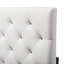 Tête de lit tapissier à finition blanche Alyse, H 54,25 po x l 55,40 po-1892064447-1892064446