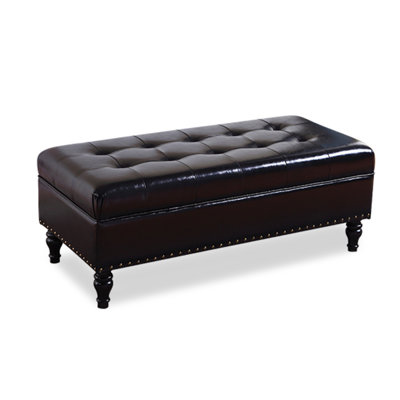 Repose-pieds en cuir American Classic