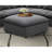 Charcoal Upholstered Square For Primary Living Space, Featuring - Upholstery And Wood Construction, 40 Inches Wide With Transitional Style, Backless Design, Generous Padding, 38 Deep