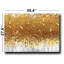 Art mural abstrait oiseau doré - 39,4 po x 27,6 po