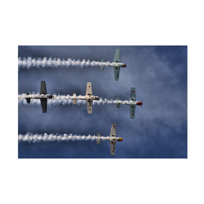 Art sur toile Knut Saglien The Aerostars, H 12 po x l 19 po