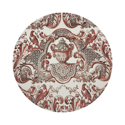 Royal Delft William and Mary Vegan Leather Round Pebble Placemat