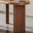 Burlywood Oval Solid Wood desks-108511036