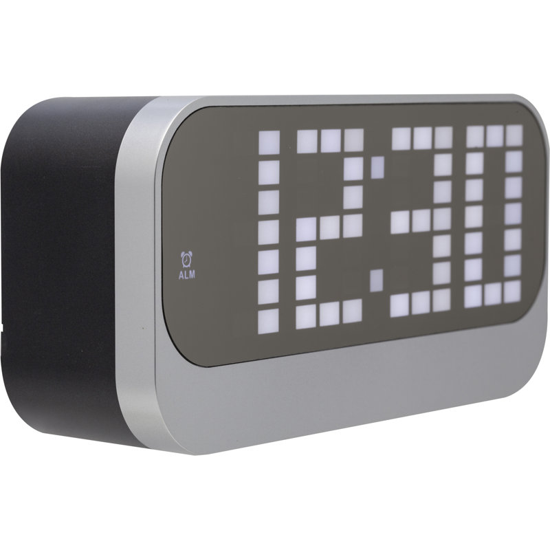 Digital Tabletop Clock with Alarm, Red