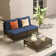 Armless Sofa*2 And Coffee Table