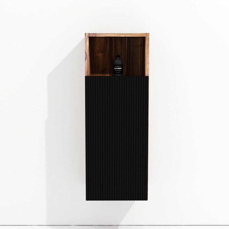 Bathroom Floating Side Cabinet, Wall-Mounted Storage Cabinet For Small Space, Bathroom Storage For Home