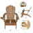 Oversized Plastic Adirondack Chair Sets-87536382