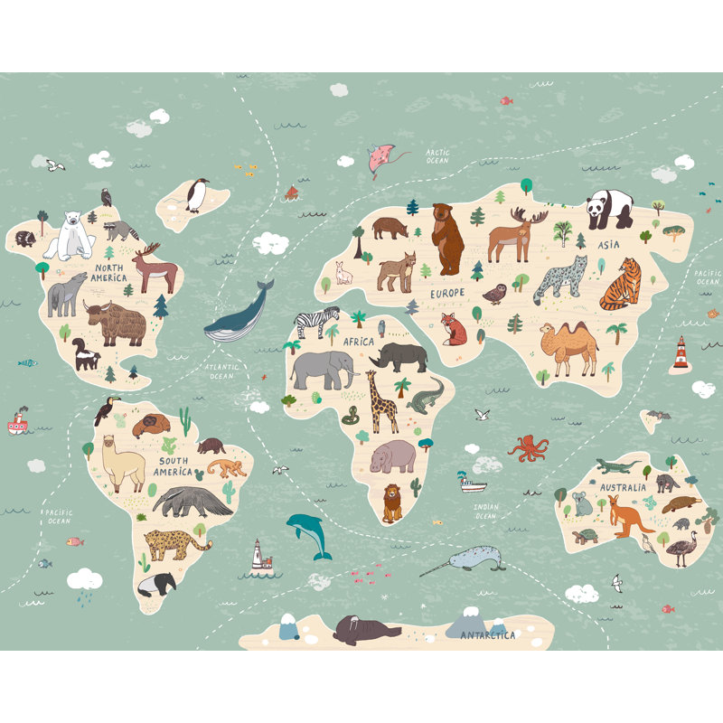 Holmes Wall Mural, 240cm L x 300cm W