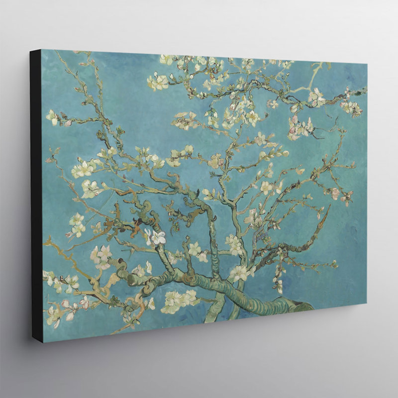 Almond Blossom by Vincent Van Gogh - Wrapped Canvas Painting, 81cm H x 117cm W x 4cm D