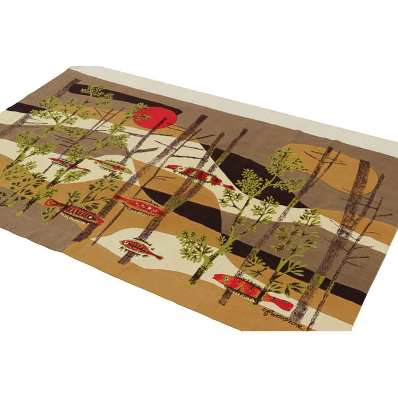 One-of-a-Kind 3’10”x5’11” Area Rug