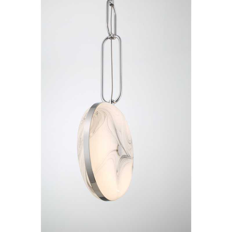 Disuco 1 - Light Chrome LED Pendant
