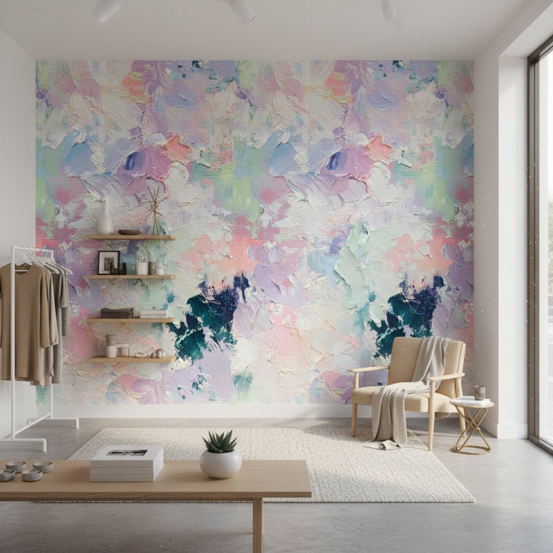 Papier peint décoratif pastel