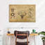 Basketball Brevet Compilation sur toile-1654244589