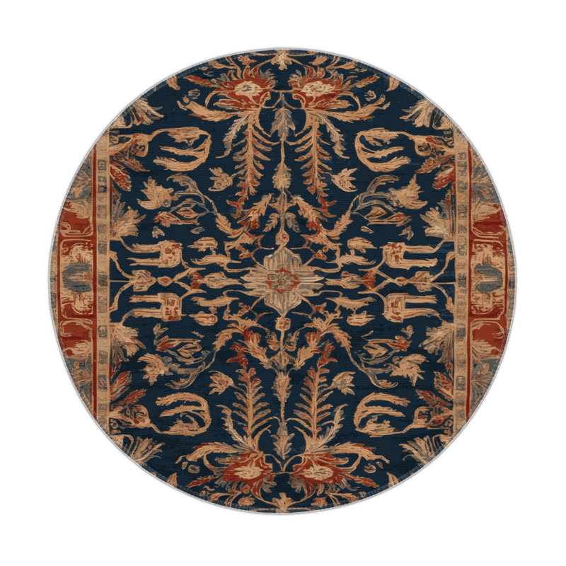 Tapis intérieur et extérieur ArtDeco, Rond 5 pi