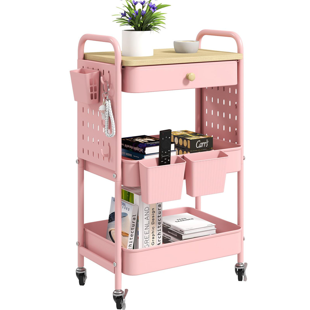 72cm H x 43cm W Book Cart
