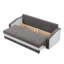 Tasharn Orion A Compact Upholstered Sofa Bed With Storage Pull Out Guest Bed In Brown And Light Brown