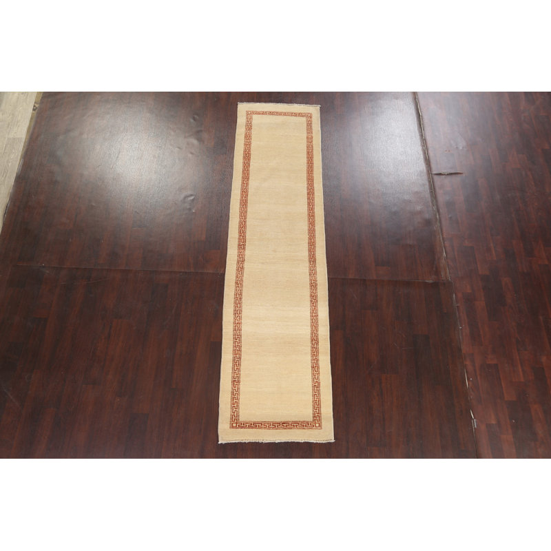 Tapis de couloir oriental fait à la main Gabbeh 3 x 10