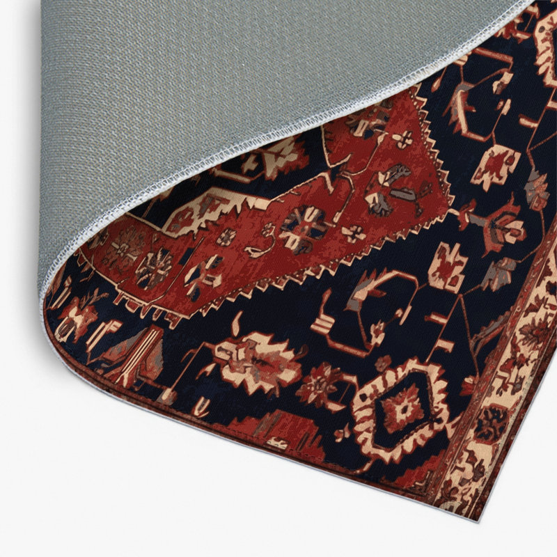 Tapis d'intérieur et d'extérieur brun Persian, Rectangulaire 2 pi x 3 pi