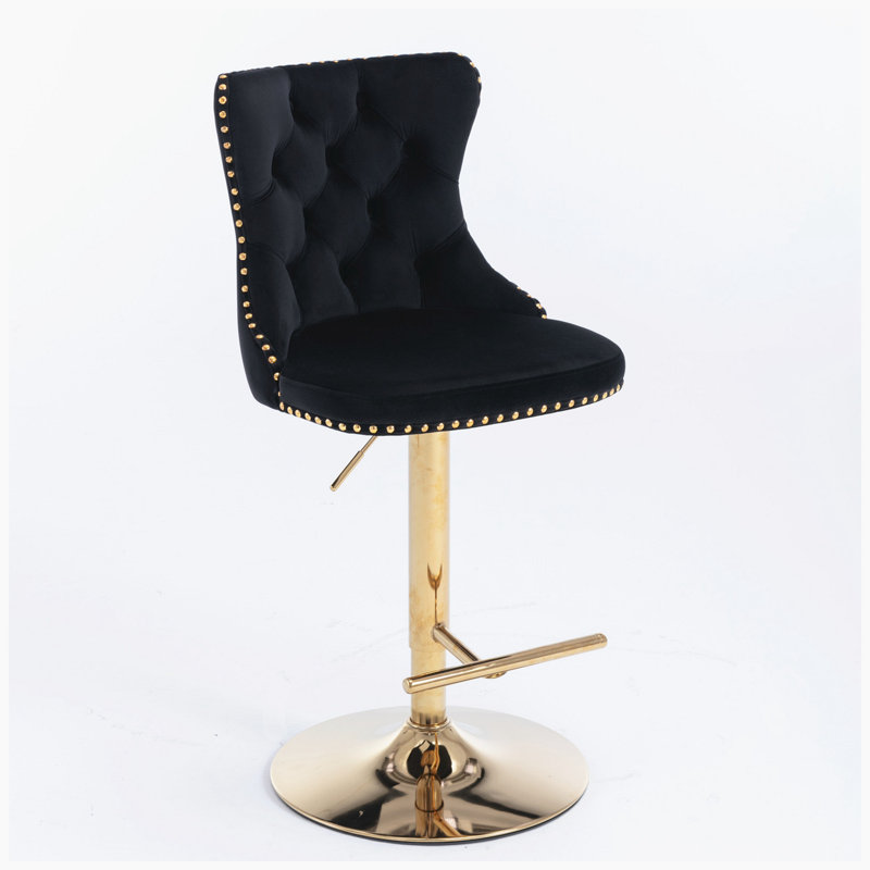 Tabouret Holmesfield, Noir