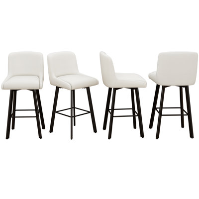 30"H Swivel Counter Height Bar Stools for Kitchen Island
