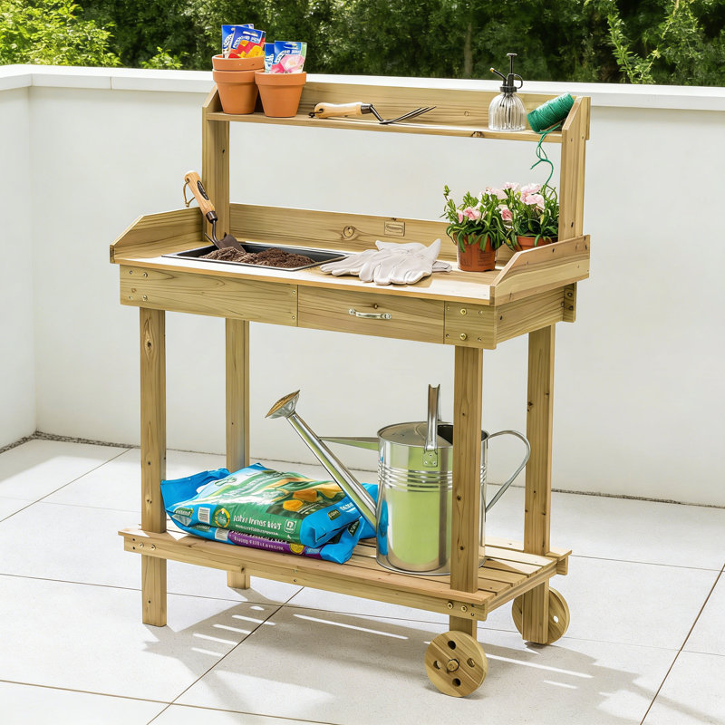 Manufactured Wood Potting Bench