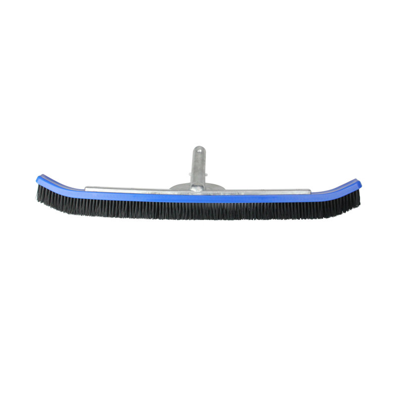 24" Blue Curved Wall Brush For Pools