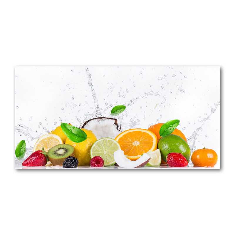 Fruit And Water - Wrapped Canvas Print