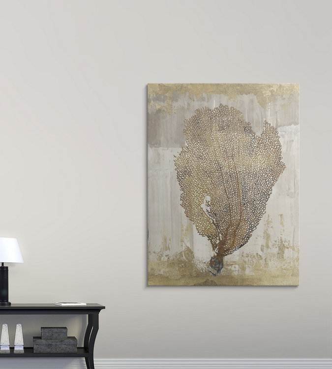 « iii », impression Coral Splendor, H 48 po x l 36 po x P 1,5 po, Toile