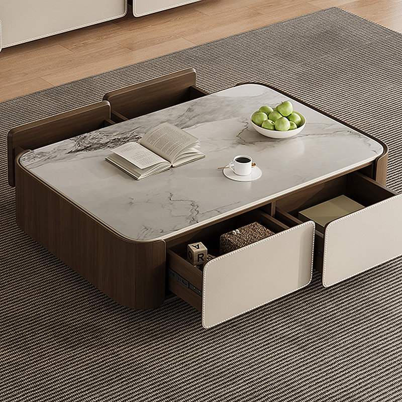 Medieval-style rectangular coffee table