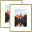 Ensemble de 2 cadres muraux mats, collage de cadres photo multiples, pour une présentation murale ou sur un plateau de table-2084446473-2084446487