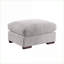 Canapés modulaires, modulaire en mélange de lin avec 2 repose-pieds Glam | Gris clair | Lin